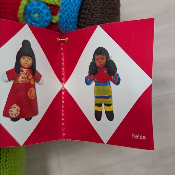 Anne Geddes Baby Doll Collection Relda Knitted Cloth Doll Pre‑Owned w/Tag - Picture 5 of 5